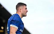 11 May 2024; Jordan Larmour of Leinster during the United Rugby Championship match between Leinster and Ospreys at the RDS Arena in Dublin. Photo by Ben McShane/Sportsfile