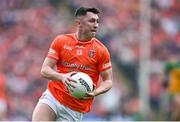 12 May 2024; Oisin Conaty of Armagh during the Ulster GAA Football Senior Championship final match between Armagh and Donegal at St Tiernach's Park in Clones, Monaghan. Photo by Ramsey Cardy/Sportsfile