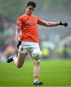 12 May 2024; Ben Crealey of Armagh during the Ulster GAA Football Senior Championship final match between Armagh and Donegal at St Tiernach's Park in Clones, Monaghan. Photo by Ramsey Cardy/Sportsfile