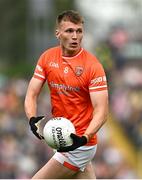 12 May 2024; Rian O'Neill of Armagh during the Ulster GAA Football Senior Championship final match between Armagh and Donegal at St Tiernach's Park in Clones, Monaghan. Photo by Ramsey Cardy/Sportsfile