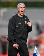 12 May 2024; Donegal manager Jim McGuinness during the Ulster GAA Football Senior Championship final match between Armagh and Donegal at St Tiernach's Park in Clones, Monaghan. Photo by Ramsey Cardy/Sportsfile