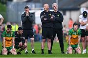 12 May 2024; Donegal manager Jim McGuinness in the penalty shoot-out of the Ulster GAA Football Senior Championship final match between Armagh and Donegal at St Tiernach's Park in Clones, Monaghan. Photo by Ramsey Cardy/Sportsfile