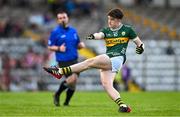 13 May 2024; Gearoid White of Kerry during the Electric Ireland Munster GAA Football Minor Championship Final match between Cork and Kerry at Páirc Ui Rinn in Cork. Photo by Brendan Moran/Sportsfile
