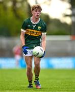 13 May 2024; Gavin O’Keeffe of Kerry during the Electric Ireland Munster GAA Football Minor Championship Final match between Cork and Kerry at Páirc Ui Rinn in Cork. Photo by Brendan Moran/Sportsfile