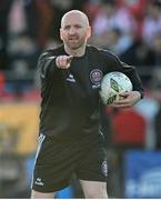 10 May 2024; Bohemians assistant manager Stephen O'Donnell before the SSE Airtricity Men's Premier Division match between Derry City and Bohemians at The Ryan McBride Brandywell Stadium in Derry. Photo by Ramsey Cardy/Sportsfile