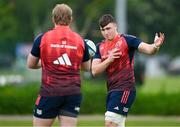 14 May 2024; Ruadhan Quinn during Munster rugby squad training at University of Limerick in Limerick. Photo by Brendan Moran/Sportsfile