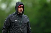 14 May 2024; Defence coach Denis Leamy during Munster rugby squad training at University of Limerick in Limerick. Photo by Brendan Moran/Sportsfile