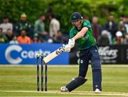 14 May 2024; Harry Tector of Ireland bats during match three of the Floki Men's T20 International Series between Ireland and Pakistan at Castle Avenue Cricket Ground in Dublin. Photo by Sam Barnes/Sportsfile
