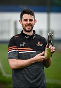 15 May 2024; PwC GAA/GPA Player of the Month for April in football, Ryan McHugh of Donegal, with his award at his club CLG Chill Chartha, Donegal. Photo by Ramsey Cardy/Sportsfile