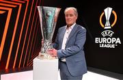 15 May 2024; Virgin Media Television football analyst Brian Kerr at Virgin Media Television in Ballymount, Dublin, as Virgin Media Television is set to broadcast a huge week of live football in Ireland, with the Europa League final and two League of Ireland games. Photo by Stephen McCarthy/Sportsfile