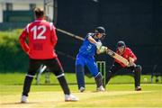 15 May 2024; David Delany of Leinster Lightning in action during the Inter-Provincial IP50 Cup match between Leinster Lightning and Munster Reds at Sydney Parade, Sandymount in Dublin. Photo by Matt Browne/Sportsfile