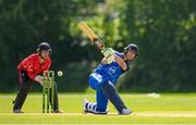 15 May 2024; David Delany of Leinster Lightning in action during the Inter-Provincial IP50 Cup match between Leinster Lightning and Munster Reds at Sydney Parade, Sandymount in Dublin. Photo by Matt Browne/Sportsfile