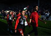 15 May 2024; Nadine Mohammad of Palestine walks out for the international solidarity match between Bohemians and Palestine at Dalymount Park in Dublin. Photo by Stephen McCarthy/Sportsfile