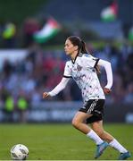 15 May 2024; Aoibhe Brennan of Bohemians during the international solidarity match between Bohemians and Palestine at Dalymount Park in Dublin. Photo by Shauna Clinton/Sportsfile