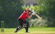 16 May 2024; Ben Calitz of Munster Reds bats during the Inter-Provincial IP20 Trophy match between Leinster Lightning and Munster Reds at Sydney Parade, Sandymount in Dublin. Photo by Harry Murphy/Sportsfile