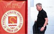 17 May 2024; St Patrick's Athletic manager Stephen Kenny arrives for the SSE Airtricity Men's Premier Division match between St Patrick's Athletic and Derry City at Richmond Park in Dublin. Photo by Stephen McCarthy/Sportsfile