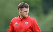 17 May 2024; Cameron McJannet of Derry City before the SSE Airtricity Men's Premier Division match between St Patrick's Athletic and Derry City at Richmond Park in Dublin. Photo by Stephen McCarthy/Sportsfile