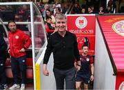 17 May 2024; St Patrick's Athletic manager Stephen Kenny before the SSE Airtricity Men's Premier Division match between St Patrick's Athletic and Derry City at Richmond Park in Dublin. Photo by Stephen McCarthy/Sportsfile