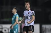 17 May 2024; John Mountney of Dundalk celebrates at the final whistle of the SSE Airtricity Men's Premier Division match between Dundalk and Shamrock Rovers at Oriel Park in Dundalk, Louth. Photo by Ramsey Cardy/Sportsfile Photo by Ramsey Cardy/Sportsfile