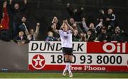 17 May 2024; John Mountney of Dundalk celebrates after scoring his side's first goal during the SSE Airtricity Men's Premier Division match between Dundalk and Shamrock Rovers at Oriel Park in Dundalk, Louth. Photo by Ramsey Cardy/Sportsfile