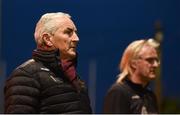 17 May 2024; Galway United manager John Caulfield, left, and assistant manager Ollie Horgan during the SSE Airtricity Men's Premier Division match between Drogheda United and Galway United at Weavers Park in Drogheda, Louth.  Photo by Shauna Clinton/Sportsfile