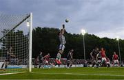 17 May 2024; Derry City goalkeeper Brian Maher during the SSE Airtricity Men's Premier Division match between St Patrick's Athletic and Derry City at Richmond Park in Dublin. Photo by Stephen McCarthy/Sportsfile