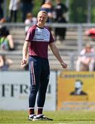 18 May 2024; Galway manager Henry Shefflin before the Leinster GAA Hurling Senior Championship Round 4 match between Antrim and Galway at Corrigan Park in Belfast. Photo by Harry Murphy/Sportsfile