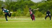 18 May 2024; Iliff Sumit of Galway in action during the Cricket Ireland National Cup Round One match between Limerick and County Galway at The Manor Fields in Adare, Limerick. Photo by Tom Beary/Sportsfile