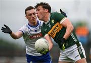 18 May 2024; David Clifford of Kerry in action against Killian Lavelle of Monaghan during the GAA Football All-Ireland Senior Championship Round 1 match between Kerry and Monaghan at Fitzgerald Stadium in Killarney, Kerry. Photo by Brendan Moran/Sportsfile