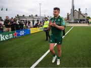 18 May 2024; Tiernan O’Halloran of Connacht after the United Rugby Championship match between Connacht and DHL Stormers at The Sportsground in Galway. Photo by Michael P Ryan/Sportsfile