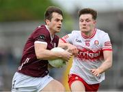 18 May 2024; Liam Silke of Galway in action against Ethan Doherty of Derry during the GAA Football All-Ireland Senior Championship Round 1 match between Galway and Derry at Pearse Stadium in Galway. Photo by Stephen McCarthy/Sportsfile