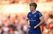 18 May 2024; Tommy O'Brien of Leinster leaves the pitch during the United Rugby Championship match between Ulster and Leinster at Kingspan Stadium in Belfast. Photo by Ramsey Cardy/Sportsfile
