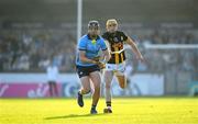 18 May 2024; Donal Burke of Dublin in action against Richie Reid of Kilkenny during the Leinster GAA Hurling Senior Championship Round 4 match between Dublin and Kilkenny at Parnell Park in Dublin. Photo by Daire Brennan/Sportsfile