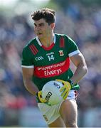 18 May 2024; Tommy Conroy of Mayo during the GAA Football All-Ireland Senior Championship Round 1 match between Mayo and Cavan at Hastings Insurance MacHale Park in Castlebar, Mayo. Photo by Stephen Marken/Sportsfile
