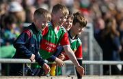 18 May 2024; Mayo supporters during the GAA Football All-Ireland Senior Championship Round 1 match between Mayo and Cavan at Hastings Insurance MacHale Park in Castlebar, Mayo. Photo by Stephen Marken/Sportsfile