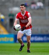 18 May 2024; Maurice Shanley of Cork during the GAA Football All-Ireland Senior Championship Round 1 match between Clare and Cork at Cusack Park in Ennis, Clare. Photo by Ray McManus/Sportsfile