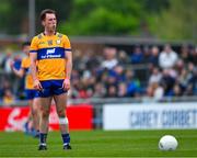 18 May 2024; Ciarán Downes of Clare during the GAA Football All-Ireland Senior Championship Round 1 match between Clare and Cork at Cusack Park in Ennis, Clare. Photo by Ray McManus/Sportsfile