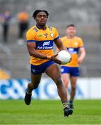 18 May 2024; Ikem Ugweru of Clare during the GAA Football All-Ireland Senior Championship Round 1 match between Clare and Cork at Cusack Park in Ennis, Clare. Photo by Ray McManus/Sportsfile