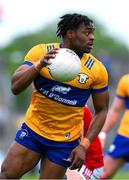 18 May 2024; Ikem Ugweru of Clare during the GAA Football All-Ireland Senior Championship Round 1 match between Clare and Cork at Cusack Park in Ennis, Clare. Photo by Ray McManus/Sportsfile