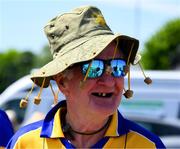 19 May 2024; Clare supporter Jimmy Pierce, from Parteen, before the Munster GAA Hurling Senior Championship Round 4 match between Clare and Waterford at Cusack Park in Ennis, Clare. Photo by Ray McManus/Sportsfile