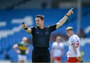 19 May 2024; Referee Paddy Neilan during the EirGrid GAA Football All-Ireland U20 Championship final match between Kerry and Tyrone at Laois Hire O’Moore Park in Portlaoise, Laois. Photo by Harry Murphy/Sportsfile