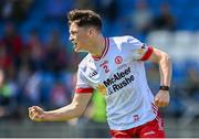 19 May 2024; Joey Clarke of Tyrone celebrates after scoring his side's first goal during the EirGrid GAA Football All-Ireland U20 Championship final match between Kerry and Tyrone at Laois Hire O’Moore Park in Portlaoise, Laois. Photo by Harry Murphy/Sportsfile