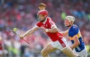 19 May 2024; Alan Connolly of Cork in action against Bryan O'Mara of Tipperary during the Munster GAA Hurling Senior Championship Round 4 match between Tipperary and Cork at FBD Semple Stadium in Thurles, Tipperary. Photo by Brendan Moran/Sportsfile