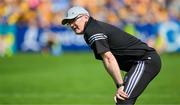 19 May 2024; Clare manager Brian Lohan near the end of the Munster GAA Hurling Senior Championship Round 4 match between Clare and Waterford at Cusack Park in Ennis, Clare. Photo by Ray McManus/Sportsfile