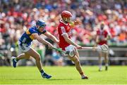 19 May 2024; Alan Connolly of Cork is tackled by Conor Bowe of Tipperary during the Munster GAA Hurling Senior Championship Round 4 match between Tipperary and Cork at FBD Semple Stadium in Thurles, Tipperary. Photo by Brendan Moran/Sportsfile