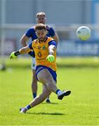 19 May 2024; Wicklow goalkeeper Mark Jackson kicks a free during the Tailteann Cup Round 2 match between Wicklow and Laois at Echelon Park in Aughrim, Wicklow. Photo by Stephen Marken/Sportsfile
