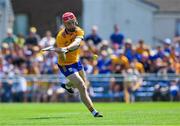 19 May 2024; Darragh Lohan of Clare scores a goal, in the 20th minute, during the Munster GAA Hurling Senior Championship Round 4 match between Clare and Waterford at Cusack Park in Ennis, Clare. Photo by Ray McManus/Sportsfile