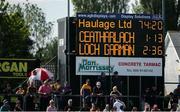 19 May 2024; A view of the final score on the scoreboard after during the Leinster GAA Hurling Senior Championship Round 4 match between Carlow and Wexford at Netwatch Cullen Park in Carlow. Photo by Michael P Ryan/Sportsfile