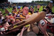 19 May 2024; Lee Chin of Wexford signs autographs for supporters after the Leinster GAA Hurling Senior Championship Round 4 match between Carlow and Wexford at Netwatch Cullen Park in Carlow. Photo by Michael P Ryan/Sportsfile