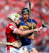 19 May 2024; Patrick Horgan of Cork in action against Dan McCormack of Tipperary during the Munster GAA Hurling Senior Championship Round 4 match between Tipperary and Cork at FBD Semple Stadium in Thurles, Tipperary. Photo by Daire Brennan/Sportsfile